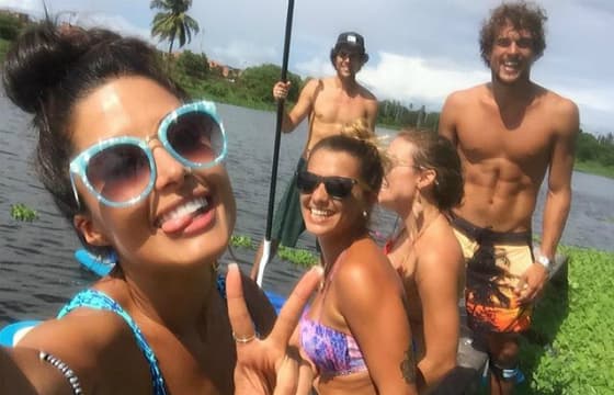 Ator de "A Regra do Jogo" fica com Aline Riscado em evento, diz colunista