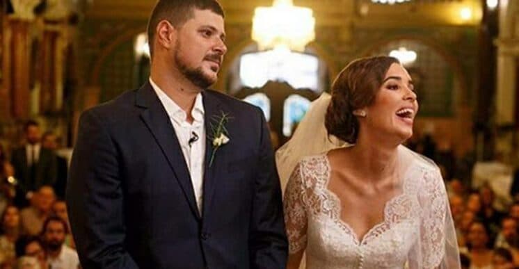 Raul Lemos, vice-campeão do "MasterChef", se casa com Laura Gianfaldoni