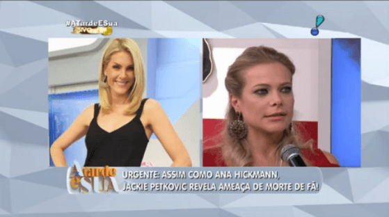 Após Ana Hickmann, Jackeline Petkovic relata ameaças de morte de fã