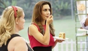 Ticiana Villas Boas na estreia da segunda temporada do "Bake Off Brasil" (Foto: Gabriel Gabe/SBT) Ticiana Villas Boas na estreia da segunda temporada do "Bake Off Brasil" (Foto: Gabriel Gabe/SBT)