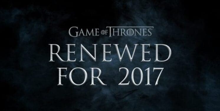 7ª temporada de "Game Of Thrones" é adiada para final de 2017