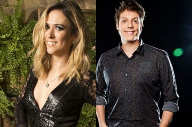 Tatá Werneck fica chateada com ligação gravada de Fábio Porchat em talk-show