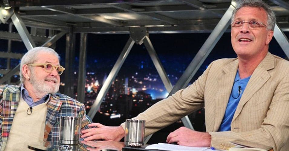 Jô Soares e Pedro Bial na Globo (Foto reprodução: Globo) Jô Soares e Pedro Bial na Globo (Foto reprodução: Globo)