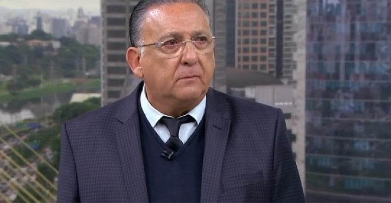 Galvão Bueno apitaria final da Libertadores (Foto: Reprodução/TV Globo) Galvão Bueno apitaria final da Libertadores (Foto: Reprodução/TV Globo)