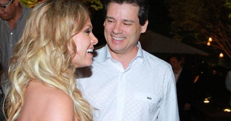 Eliana e Celso Portiolli são vistos em importante setor do SBT