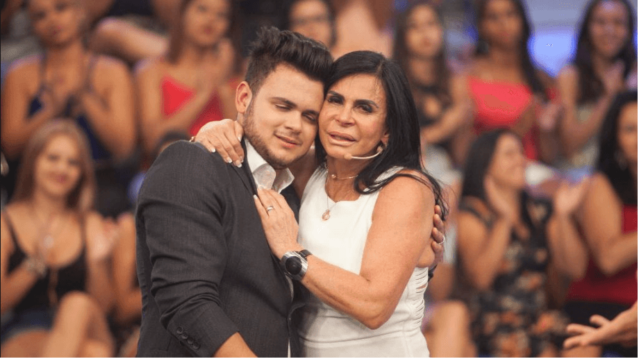 Gretchen reencontra filho que não via há 5 anos Foto - divulgação. Gretchen reencontra filho que não via há 5 anos Foto - divulgação.