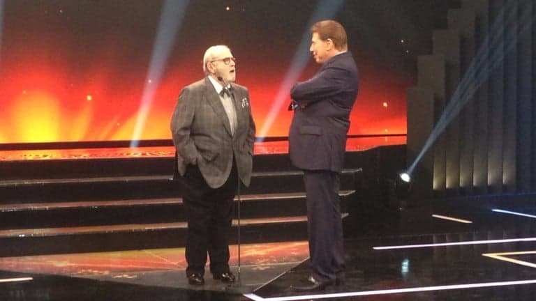 Jô Soares e Silvio Santos no SBT (Foto: Divulgação) Jô Soares e Silvio Santos no SBT (Foto: Divulgação)