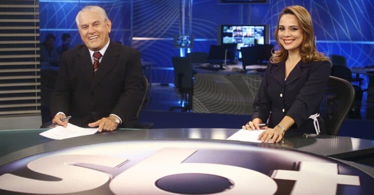 Brincando, Silvio Santos "ameaça" trocar apresentadores do "SBT Brasil"