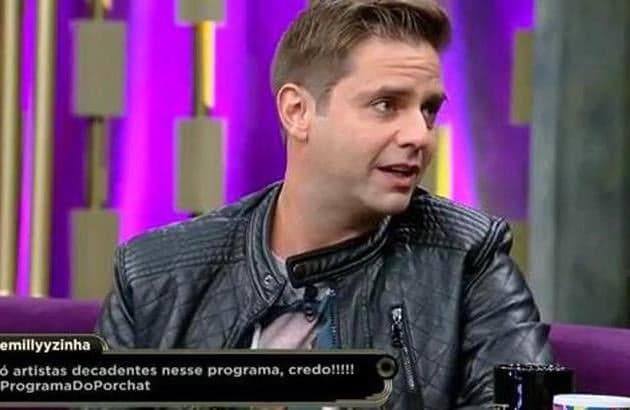 Fábio Rabin detona a Record após ser xingado em Tweet exibido no "Programa do Porchat"