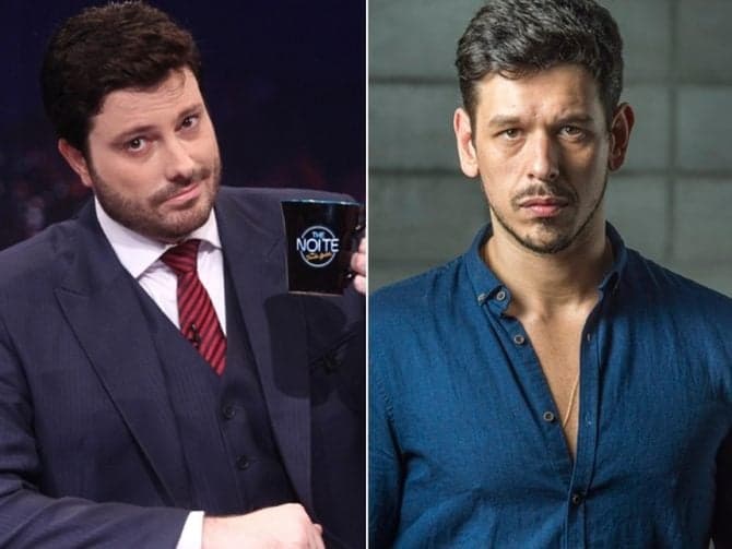 Danilo Gentili ficou irritado com ator (Foto: Reprodução) Danilo Gentili ficou irritado com ator (Foto: Reprodução)