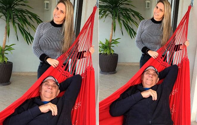 Revelado o motivo da namorada de Marcelo Rezende estar longe do apresentador