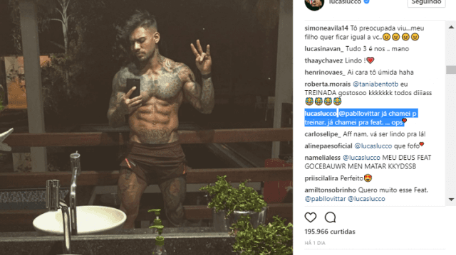 O cantor Lucas Lucco O cantor Lucas Lucco