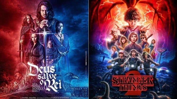Público acusa divulgação de Deus Salve o Rei de copiar série Stranger Things