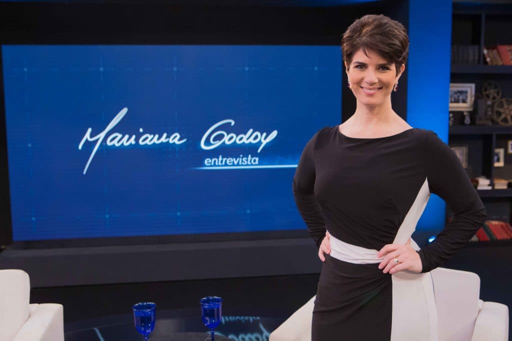 Mariana Godoy da RedeTV! grava talk show com atriz global Mariana Godoy da RedeTV! grava talk show com atriz global