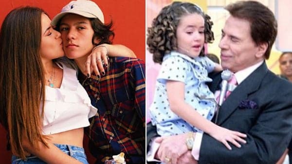 Maisa e o namorado a esquerda e Maisa e Silvio Santos a direita (Foto reprodução) Maisa e o namorado a esquerda e Maisa e Silvio Santos a direita (Foto reprodução)
