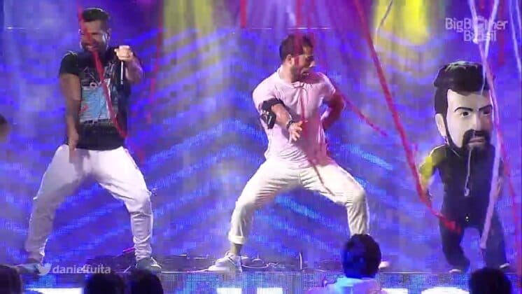 Kaysar dança ao som de MC Kevinho e rouba a cena em festa do BBB