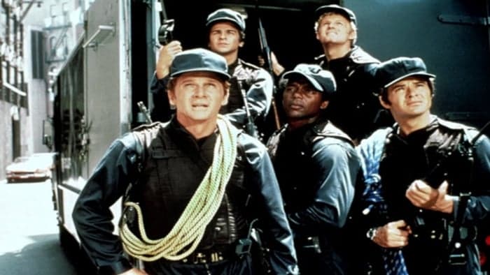 Série S.W.A.T, de 1975, foi sucesso na Globo. (Foto: Reprodução) Série S.W.A.T, de 1975, foi sucesso na Globo. (Foto: Reprodução)