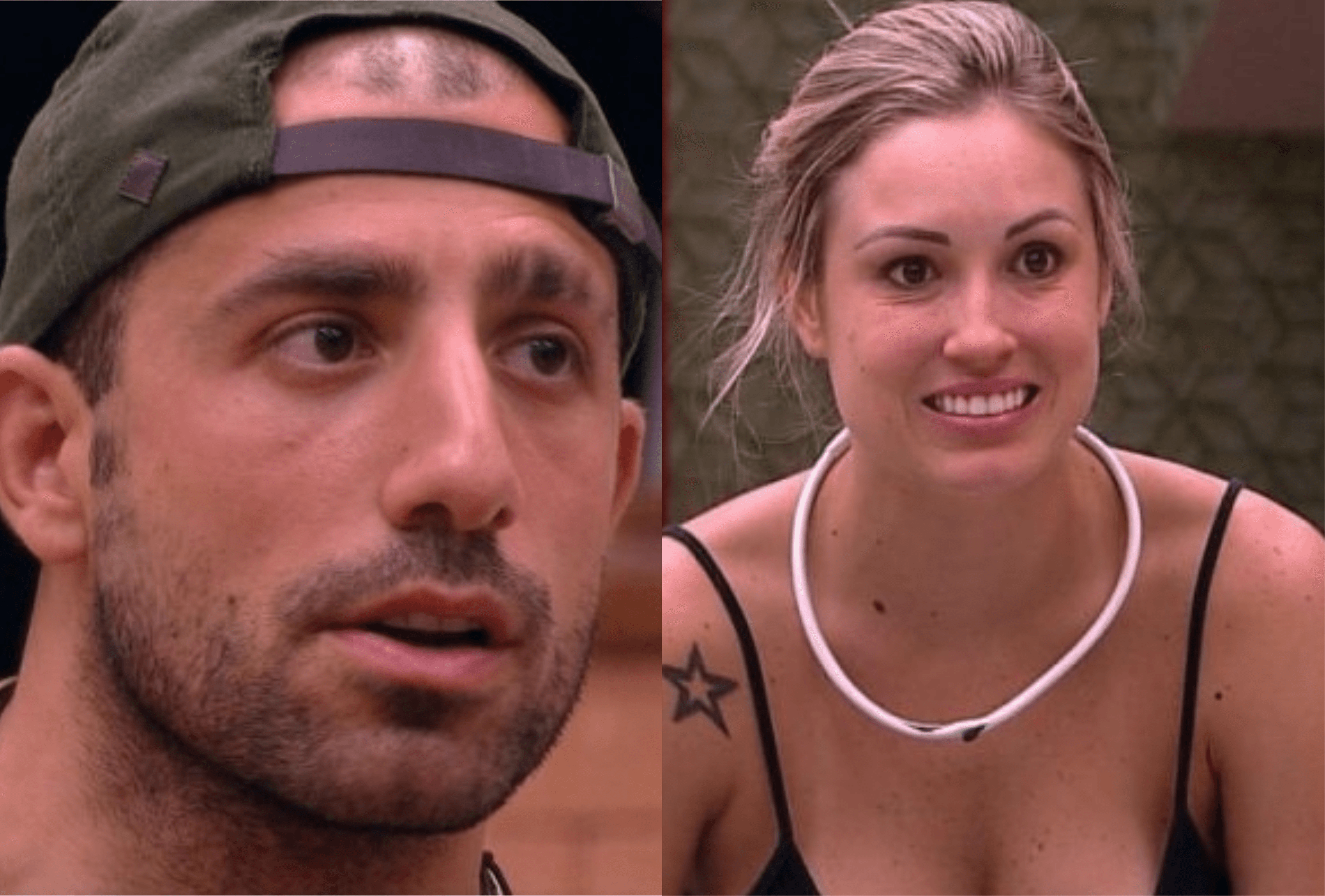 Kaysar e Jessica estão no paredão no BBB18 (Foto reprodução) Kaysar e Jessica estão no paredão no BBB18 (Foto reprodução)