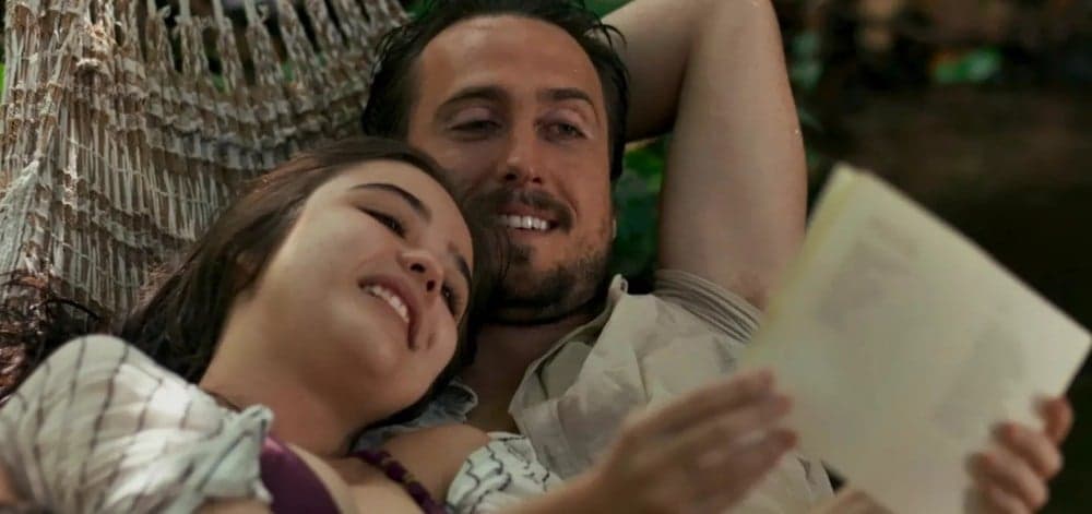 Laura (Bella Piero) e Rafael (Igor Angelkorte) durante segunda lua de mel em O Outro Lado do Paraíso (Foto: Reprodução) Laura (Bella Piero) e Rafael (Igor Angelkorte) durante segunda lua de mel em O Outro Lado do Paraíso (Foto: Reprodução)