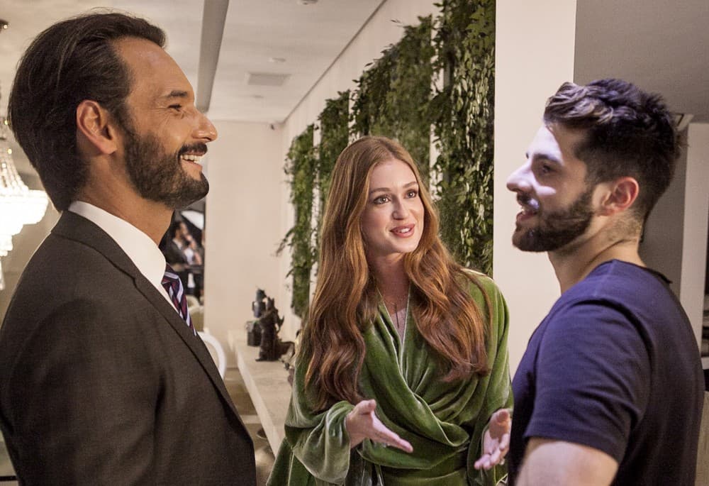 Rodrigo Santoro, Marina Ruy Barbosa e Alok (Foto: Marcos Alonso / Divulgação) Rodrigo Santoro, Marina Ruy Barbosa e Alok (Foto: Marcos Alonso / Divulgação)