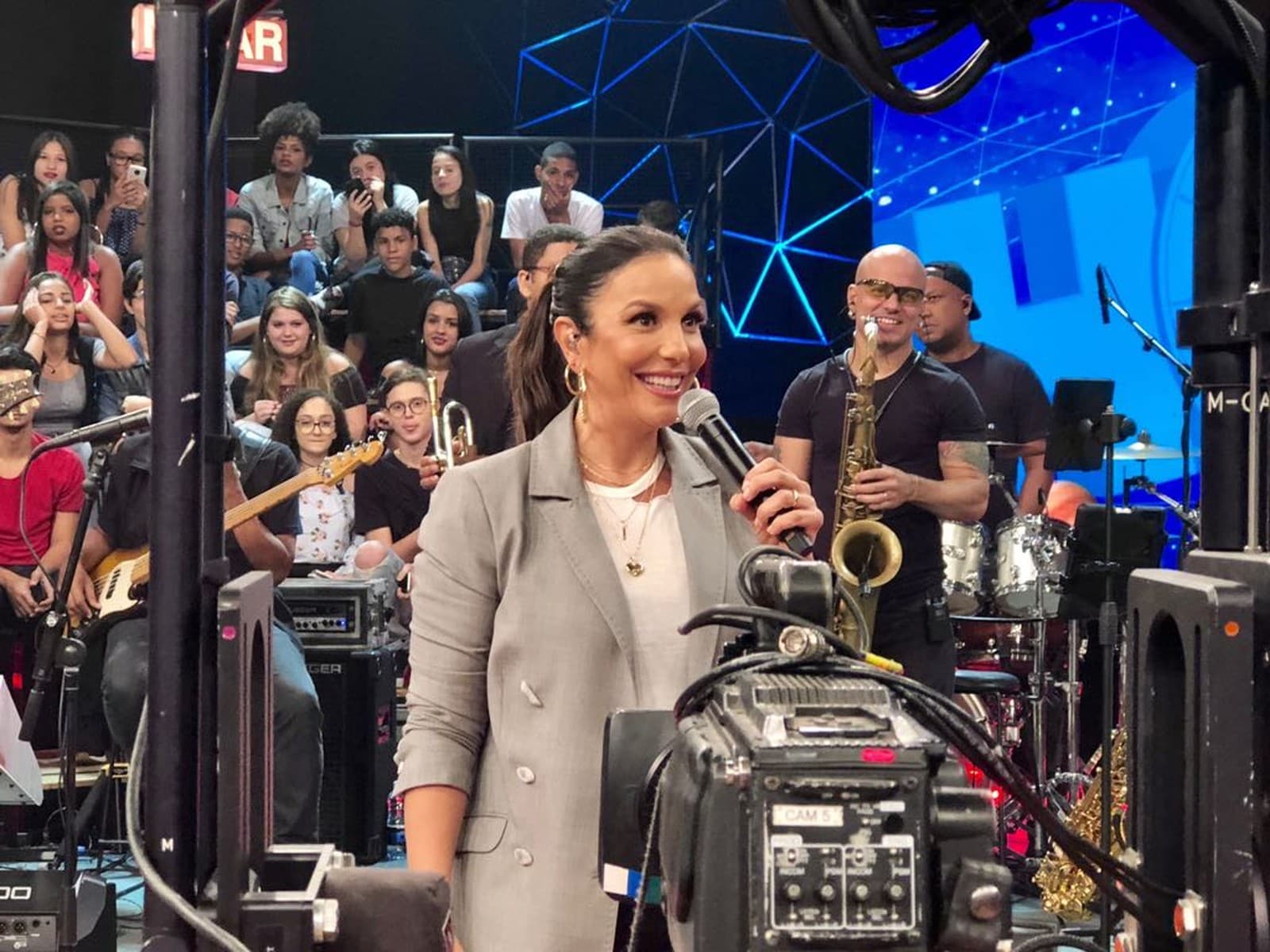 Ivete Sangalo participa da primeira gravação na TV após nascimento de gêmeas (Foto: Divulgação) Ivete Sangalo participa da primeira gravação na TV após nascimento de gêmeas (Foto: Divulgação)