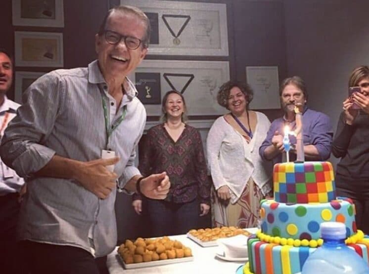Carlos Tramontina ganha festa para comemorar 40 anos de Globo: "Só tenho a agradecer"