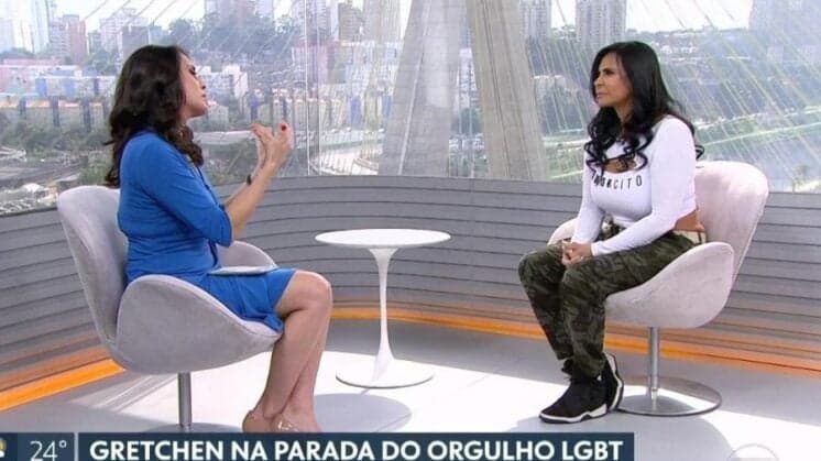 Gretchen surpreende, participa do SP1 e fala sobre aposentadoria na carreira: "Por isso me mudei pra Europa"