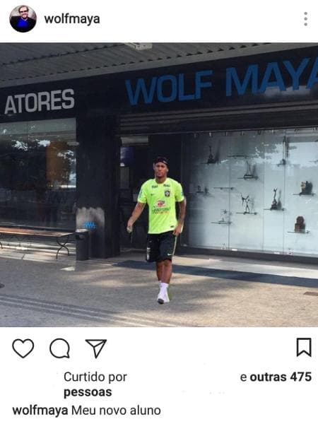 Wolf maya faz postagem sobre Neymar e apaga (Foto: Reprodução/Instagram) Wolf maya faz postagem sobre Neymar e apaga (Foto: Reprodução/Instagram)