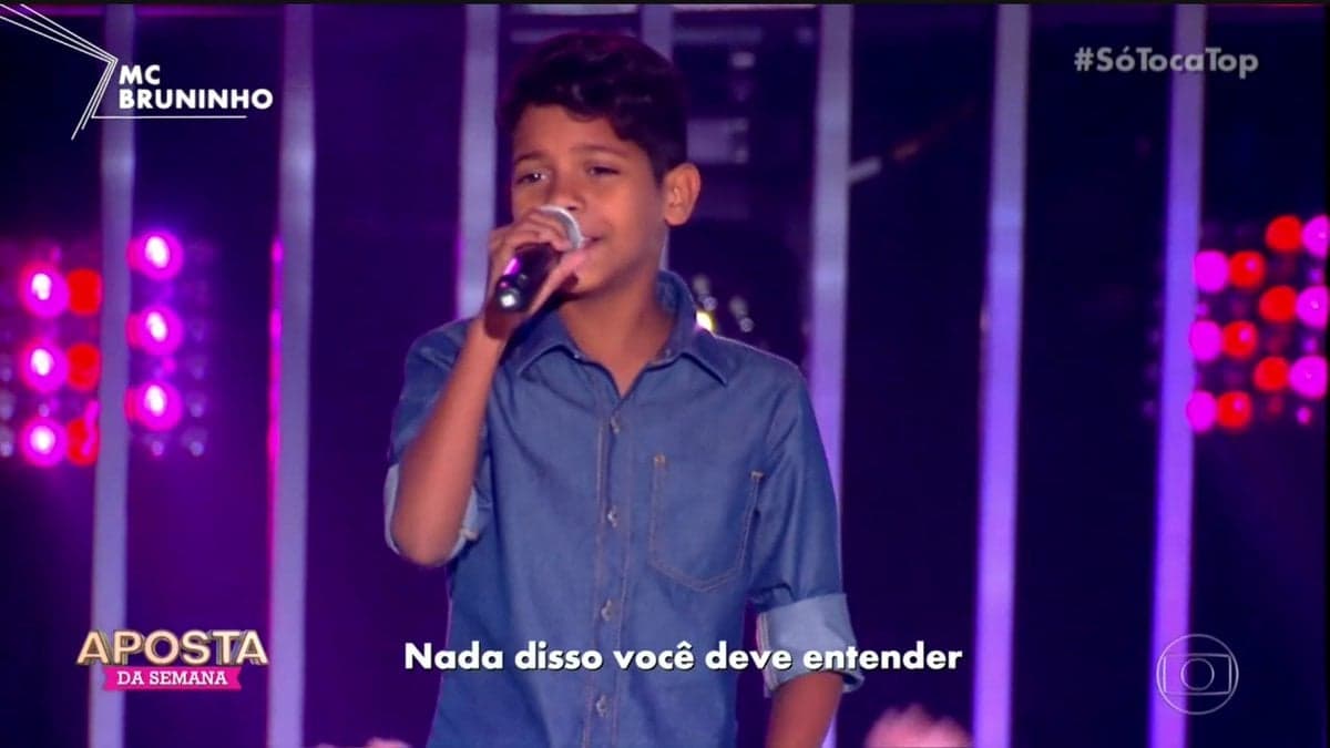MC Brunho no SóTocaTop (Foto: Reprodução) MC Brunho no SóTocaTop (Foto: Reprodução)
