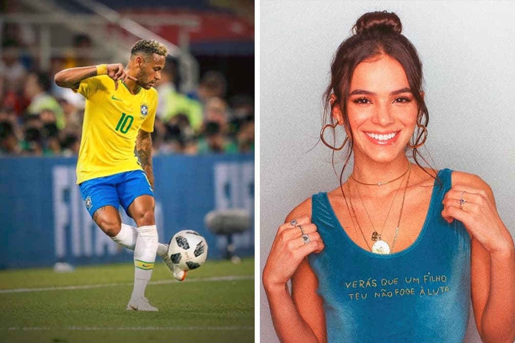 Neymar e Bruna Marquezine (Foto: Reprodução) Neymar e Bruna Marquezine (Foto: Reprodução)