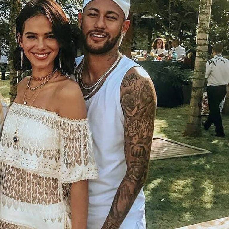 Bruna e o namorado Neymar Jr. (Foto: Reprodução) Bruna e o namorado Neymar Jr. (Foto: Reprodução)