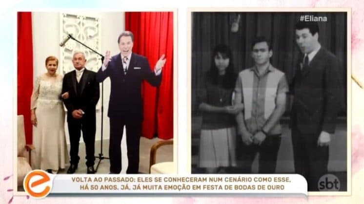 Após dar furo em Eliana e ser criticado, Silvio Santos se redime e encontra casal