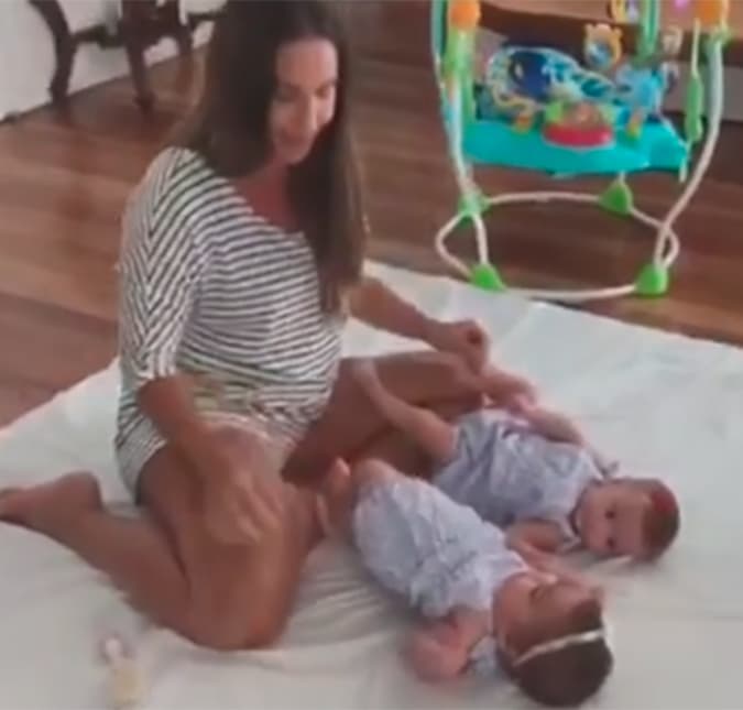 Ivete Sangalo com as filhas pequenas (Foto: Reprodução/Instagram) Ivete Sangalo com as filhas pequenas (Foto: Reprodução/Instagram)