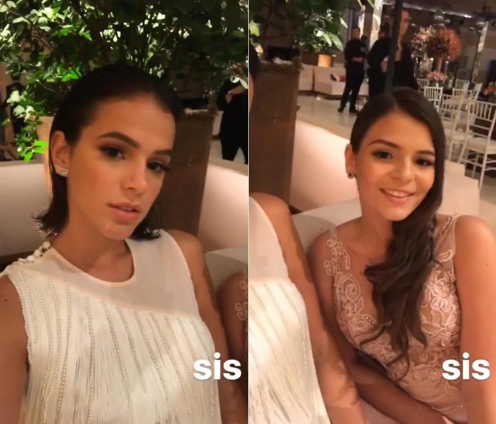 Bruna Marquezine e sua irmã Luana (Foto: Reprodução/Instagram) Bruna Marquezine e sua irmã Luana (Foto: Reprodução/Instagram)