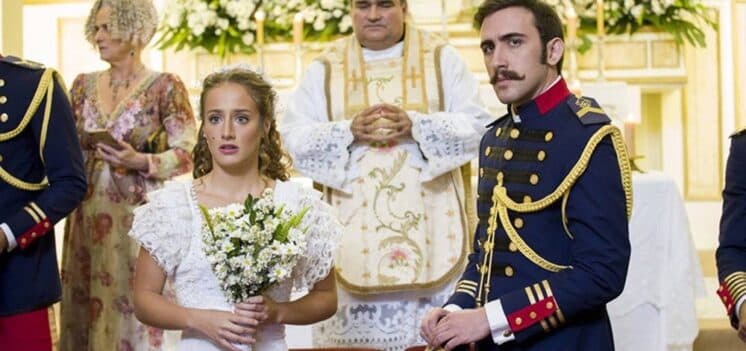 Orgulho e Paixão: Lídia abandona Otávio no altar e anuncia gravidez
