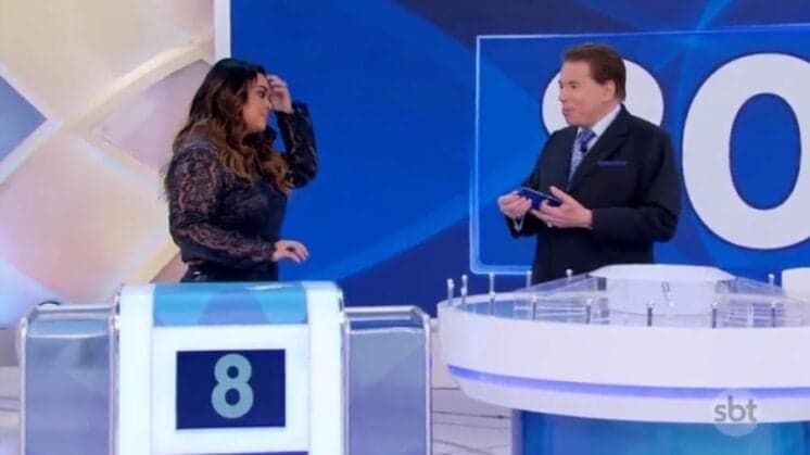 SBT faz edições no programa e corta cena polêmica em que Silvio Santos chama Preta Gil de gorda
