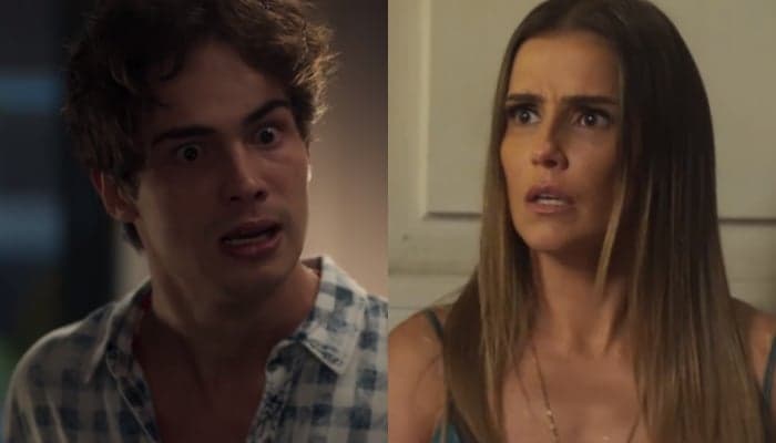 Valentim (Danilo Mesquita) e Karola (Deborah Secco) em Segundo Sol Valentim (Danilo Mesquita) e Karola (Deborah Secco) em Segundo Sol
