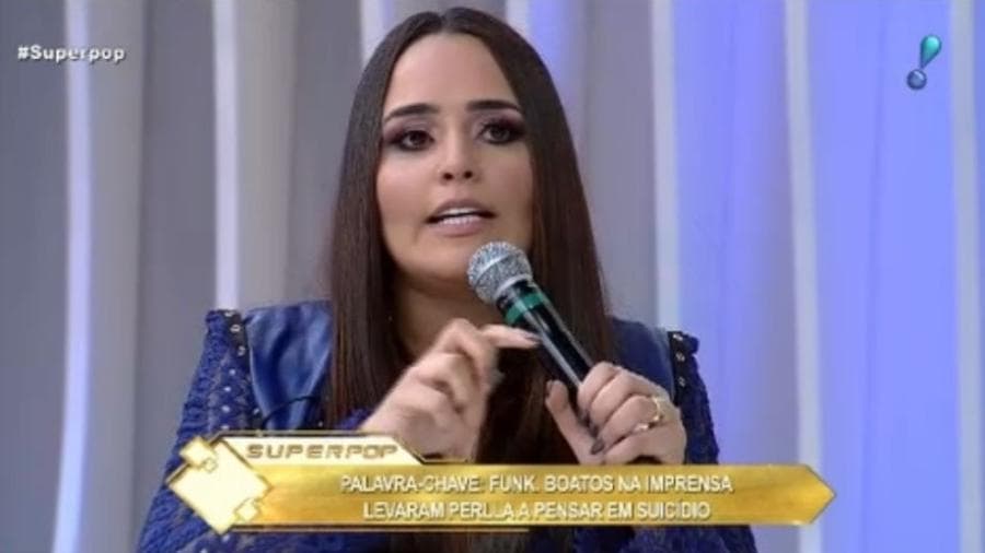 "Tentei me matar várias vezes", revela Perlla Imagem: Reprodução/ Rede TV! "Tentei me matar várias vezes", revela Perlla Imagem: Reprodução/ Rede TV!