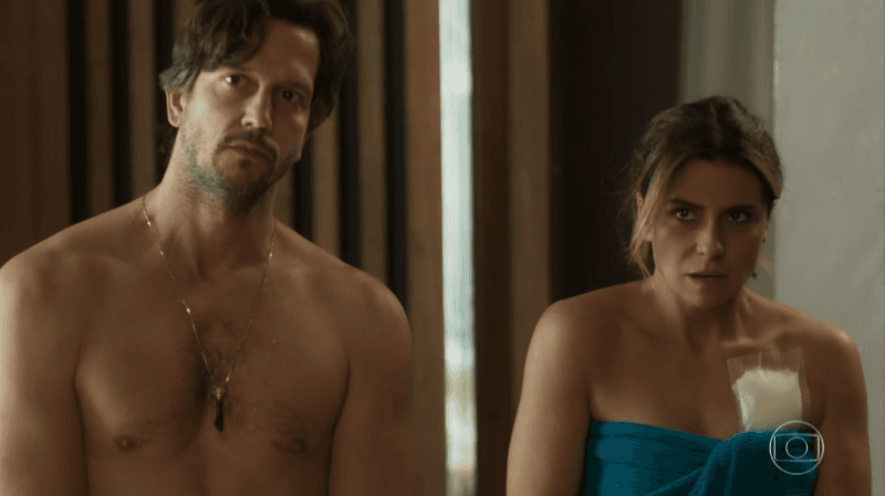 Remy (Vladimir Brichta) e Luzia (Giovanna Antonelli) em cena de Segundo Sol (Foto: Reprodução/Globo) Remy (Vladimir Brichta) e Luzia (Giovanna Antonelli) em cena de Segundo Sol (Foto: Reprodução/Globo)