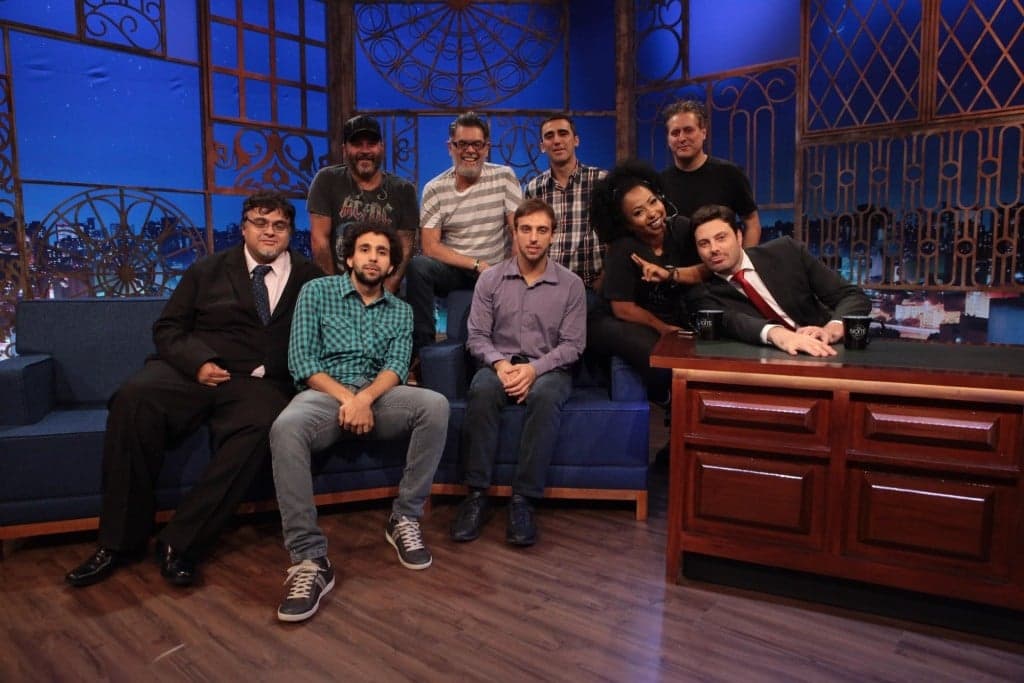 O time do programa The Noite (Foto: Divulgação) O time do programa The Noite (Foto: Divulgação)