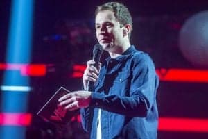 Tiago Leifert no The Voice Brasil (Foto: Globo/Raquel Cunha Tiago Leifert no The Voice Brasil (Foto: Globo/Raquel Cunha