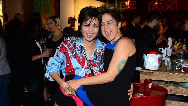 A percursionista Lan Lanh e a atriz Nanda Costa (Foto: Globo/Fábio Rocha) A percursionista Lan Lanh e a atriz Nanda Costa (Foto: Globo/Fábio Rocha)