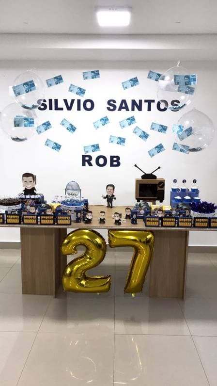 Robson Lins, atualmente em Segundo Sol, ganhou uma festa com tema Silvio Santos (Foto: Reprodução) Robson Lins, atualmente em Segundo Sol, ganhou uma festa com tema Silvio Santos (Foto: Reprodução)