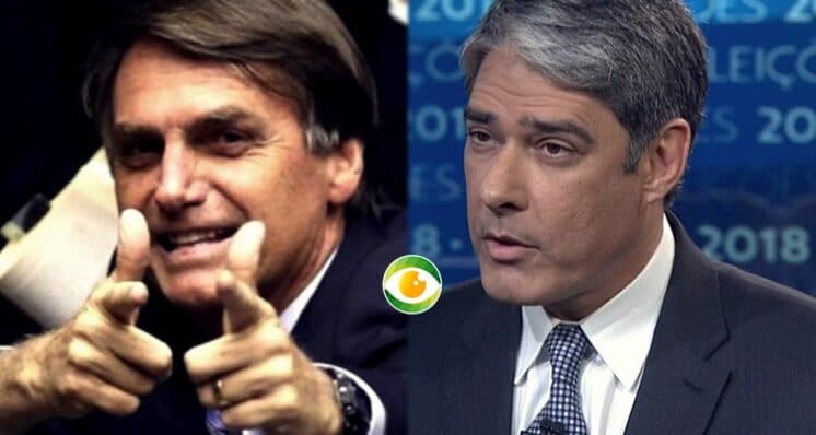 Após polêmica, William Bonner rebate Jair Bolsonaro e fala sobre faturamento da Globo