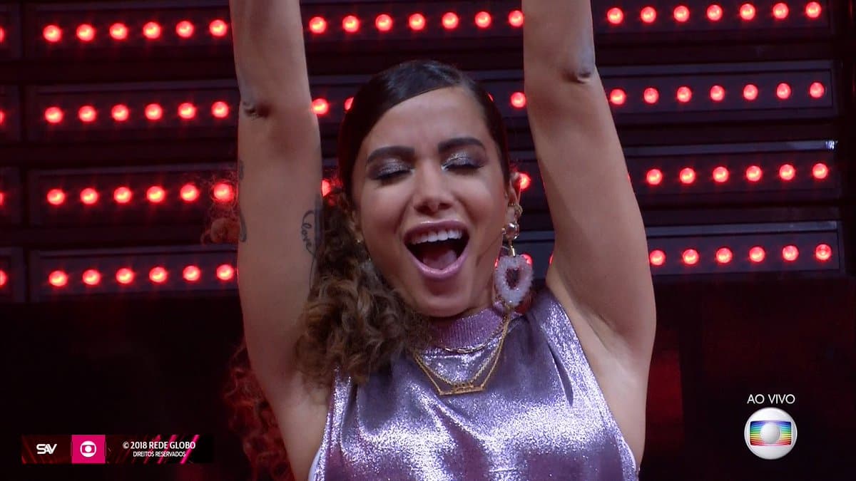 Anitta no The Voice Brasil (Foto: Reprodução) Anitta no The Voice Brasil (Foto: Reprodução)