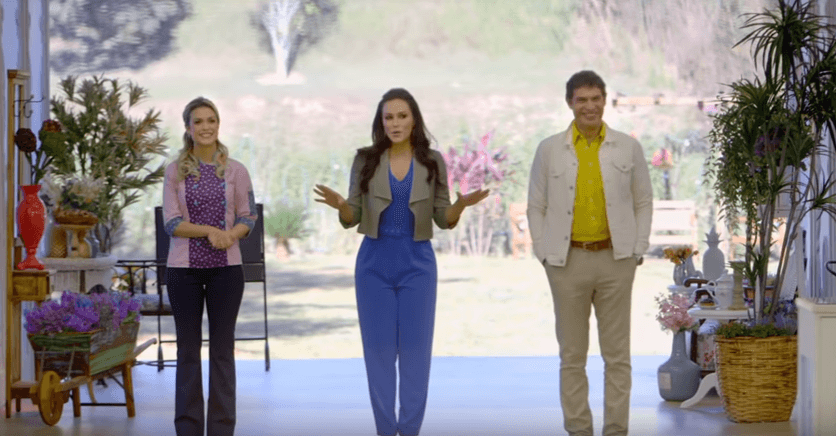 Apresentadores do Bake Off Brasil no SBT (Foto: Reprodução) Apresentadores do Bake Off Brasil no SBT (Foto: Reprodução)