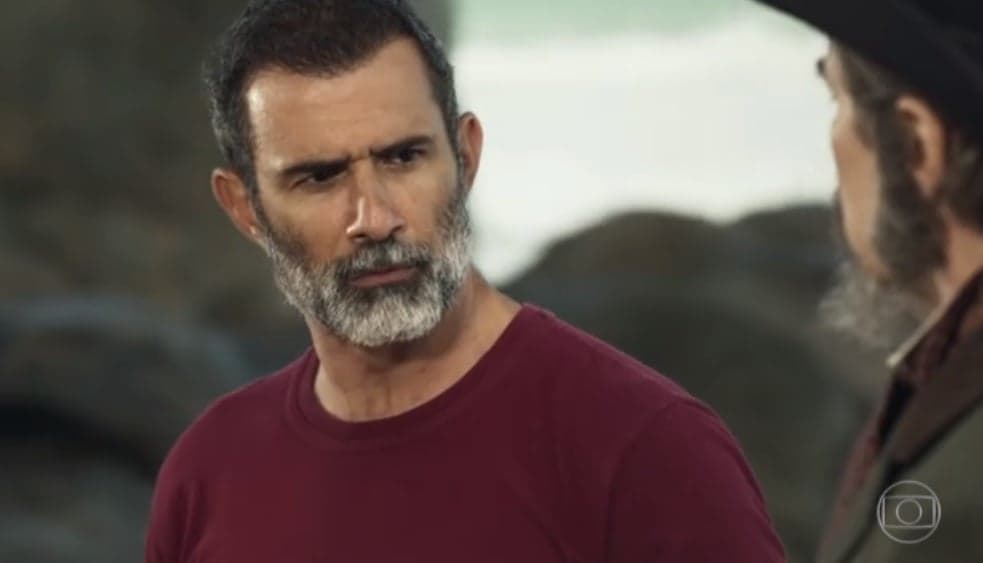 Marino em O Tempo Não Para (Foto: Reprodução/Globo) Marino em O Tempo Não Para (Foto: Reprodução/Globo)