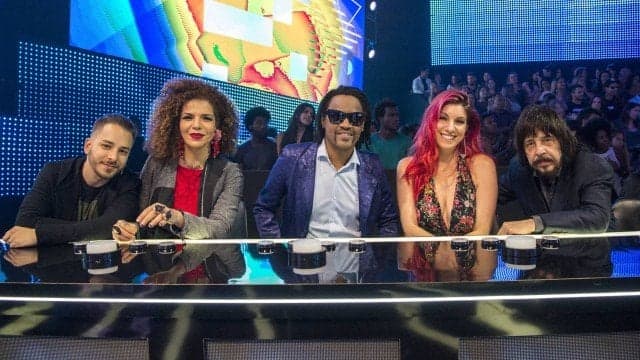 Junior Lima, Vanessa da Mata, Tony Garrido, Mary Moon e Benito di Paula, no Popstar (Foto: Estevam Avellar/ Globo/Divulgação) Junior Lima, Vanessa da Mata, Tony Garrido, Mary Moon e Benito di Paula, no Popstar (Foto: Estevam Avellar/ Globo/Divulgação)