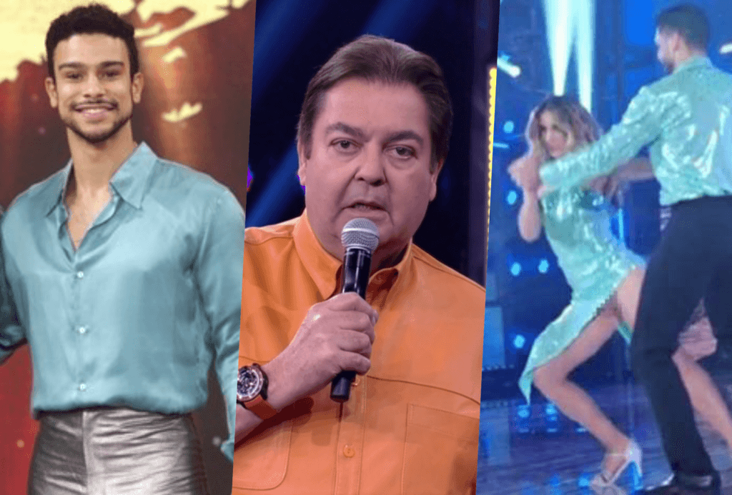 Faustão bombou na Dança dos Famosos com Sérgio Malheiros e Mariana Ferrão Faustão bombou na Dança dos Famosos com Sérgio Malheiros e Mariana Ferrão