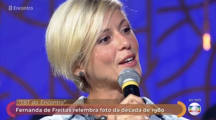 Fernanda de Freitas se emociona e chora com Fátima Bernardes no Encontro por razão inusitada